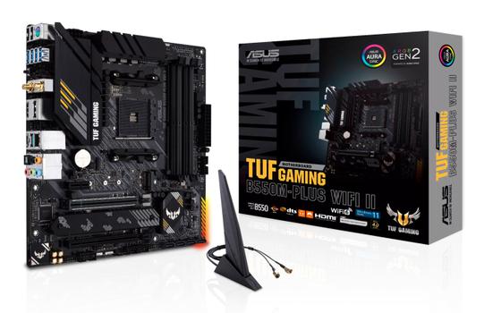 ASUS TUF GAMING B550M-PLUS WIFI II, mATX, AM4, 2.5GbE, Wi-Fi 6 (90MB19Y0-M0EAY0)