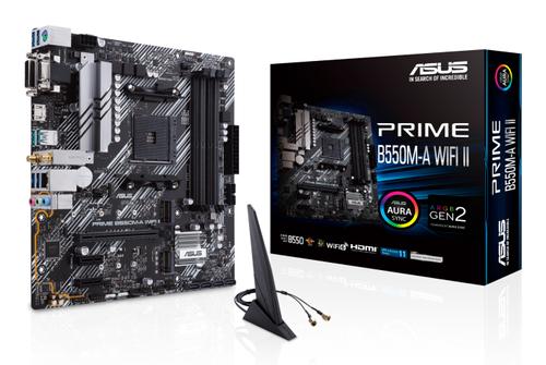 ASUS PRIME B550M-A WIFI II//AM4 B550 DUAL M.2 WIFI AURA MB CPNT (90MB19X0-M0EAY0)
