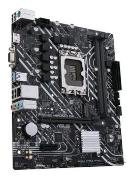 ASUS PRIME H610M-K D4 - Motherboard - micro ATX - LGA1700 Socket - H610 Chipset - USB 3.2 Gen 1, USB 3.2 Gen 2 - Gigabit LAN - onboard graphics (CPU required) - HD Audio (8-channel) (90MB1A10-M0EAY0)