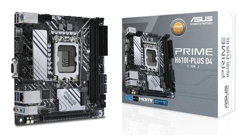 ASUS PRIME H610I-PLUS D4-CSM (Mini-ITX,  H610, LGA 1700, DDR4) (90MB1B20-M0EAYC)