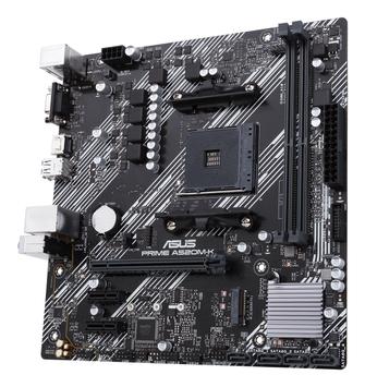ASUS PRIME A520M-K - hovedkort - mikro ATX - Socket AM4 - AMD A520 (90MB1500-M0EAY0)