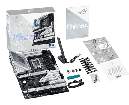 ASUS ROG Strix Z790-A Gaming WiFi D4 - Motherboard - ATX - LGA1700 Socket - Z790 Chipset - USB 3.2 Gen 1, USB 3.2 Gen 2, USB 3.2 Gen 2x2, USB-C 3.2 Gen2 - 2.5 Gigabit LAN, Wi-Fi 6, Bluetooth - onboard gr (90MB1CN0-M0EAY0)