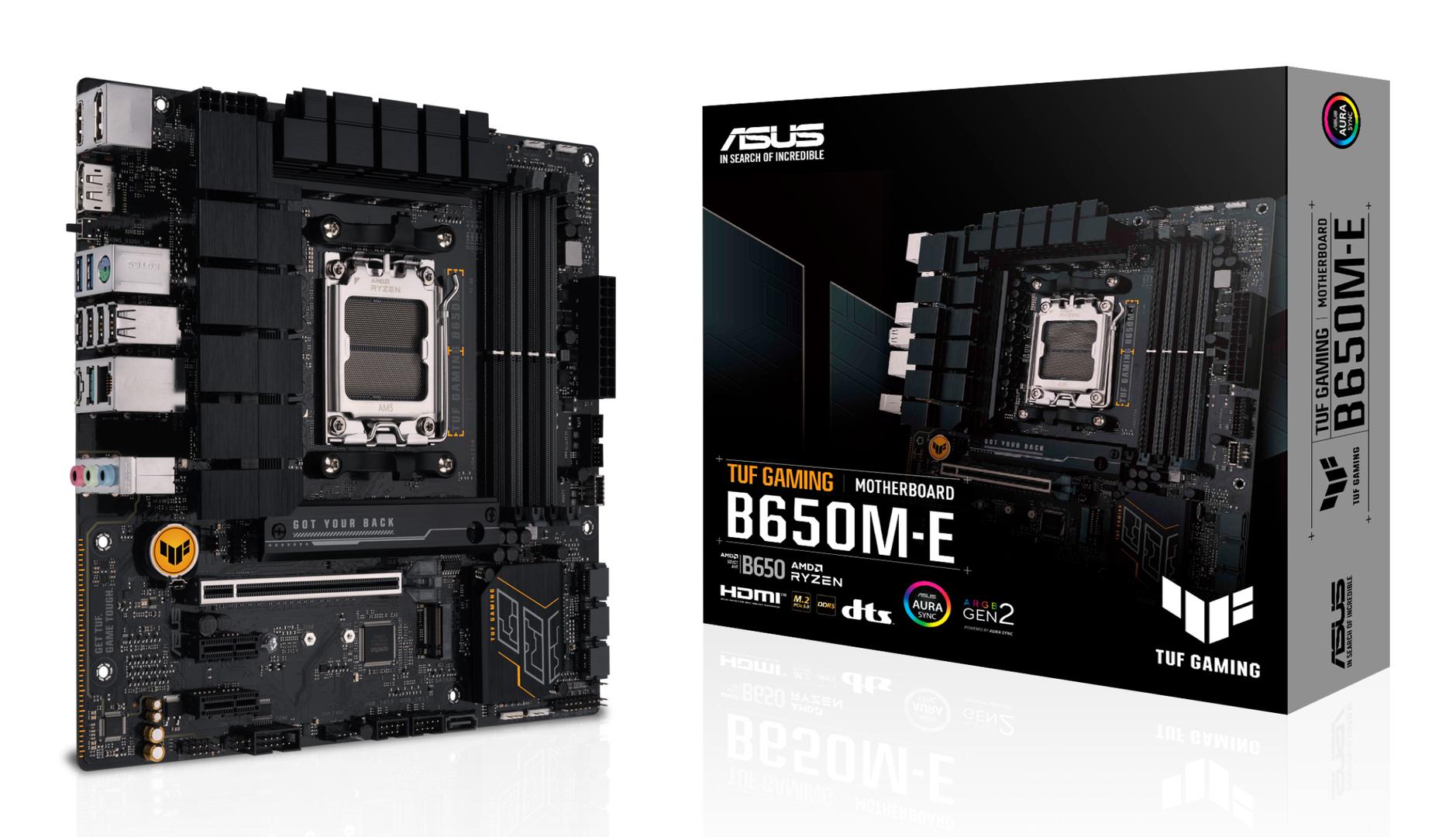 ASUS - TUF GAMING B650M-E - hovedkort - mikro ATX - Socket AM5 - AMD B650