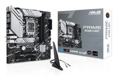 ASUS PRIME B760M-A WIFI - Motherboard - micro ATX - LGA1700 Socket - B760 Chipset - USB 3.2 Gen 1, USB 3.2 Gen 2, USB-C 3.2 Gen 1 - 2.5 Gigabit LAN, Wi-Fi 6, Bluetooth - onboard graphics (CPU required) -