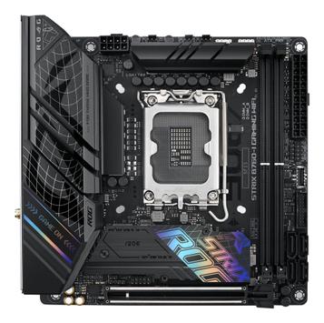 ASUS ROG STRIX B760-I GAMING WIFI - mini-ITX-hovedkort,  LGA1700, 2x DDR5, 2.5GbE, Wi-Fi 6E (90MB1D90-M1EAY0)