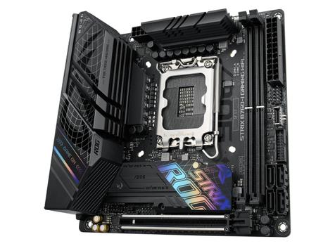 ASUS ROG STRIX B760-I GAMING WIFI LGA 1700 2xDDR5 Mini ITX 4xSATA MB 1xHDMI 2.1 1xDP 1.4 2xM.2 (90MB1D90-M1EAY0)