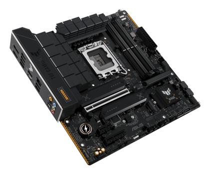 ASUS TUF GAMING B760M-PLUS II - Motherboard - micro ATX - LGA1700 Socket - B760 Chipset - USB 3.2 Gen 1, USB 3.2 Gen 2, USB-C 3.2 Gen 2x2 - 2.5 Gigabit LAN - onboard graphics (CPU required) - HD Audio (8 (90MB1HD0-M0EAY0)