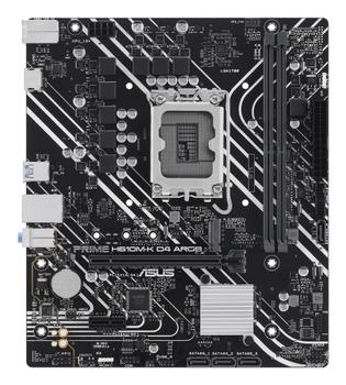 ASUS PRIME H610M-K D4 ARGB LGA1700 micro-ATX motherboard 2xDDR4 4xSATA PCIe 4.0 M.2 slot (90MB1HN0-M0EAY0)