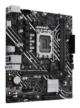 ASUS PRIME H610M-K D4 ARGB LGA1700 micro-ATX motherboard 2xDDR4 4xSATA PCIe 4.0 M.2 slot (90MB1HN0-M0EAY0)