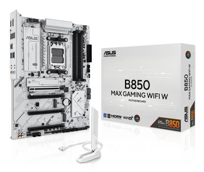ASUS B850 MAX GAMING WIFI WHITE (ATX, B850, AM5, DDR5) (90MB1M10-M0EAY0)