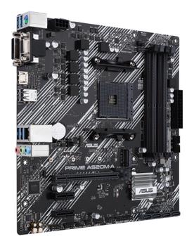 ASUS PRIME A520M-A II/CSM AMD A520 Socket AM4 mATX motherboard features M.2 DP HDMI D-Sub SATA 6 Gbps USB 3.2 Gen 1 ports (90MB17H0-M0EAYC)