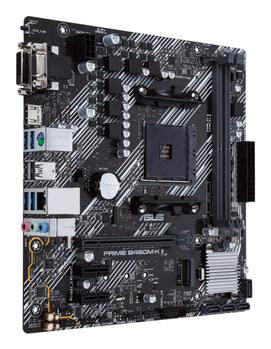ASUS S PRIME B450M-K II - Motherboard - micro ATX - Socket AM4 - AMD B450 Chipset - USB 3.2 Gen 1 - Gigabit LAN - onboard graphics (CPU required) - HD Audio (8-channel) (90MB1600-M0EAY0)