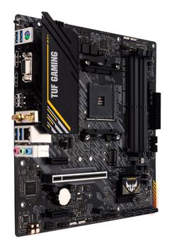 ASUS S TUF GAMING A520M-PLUS WIFI - Motherboard - micro ATX - Socket AM4 - AMD A520 Chipset - USB 3.2 Gen 1 - Gigabit LAN, Wi-Fi, Bluetooth - onboard graphics (CPU required) - HD Audio (8-channel) (90MB17F0-M0EAY0)