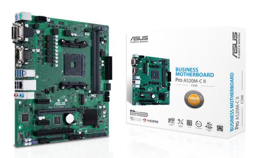 ASUS PRO A520M-C II/CSM AM4 2xDDR4 4xSATA 1xM.2 1xDsub 1xDVI 1xHDMI 1xDP MB (90MB18F0-M0EAYC)