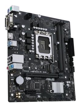ASUS S PRIME H610M-R D4 - Motherboard - micro ATX - LGA1700 Socket - H610 Chipset - USB 3.2 Gen 1 - Gigabit LAN - onboard graphics (CPU required) - HD Audio (8-channel) (90MB1B40-M0ECY0)