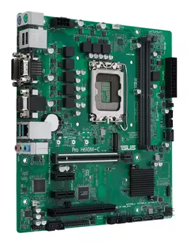 ASUS Pro H610M-C-CSM - hovedkort - mikro ATX - LGA1700-sokkel - H610 (90MB1AT0-M0EAYC)