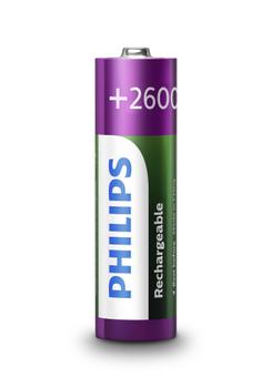 PHILIPS Rechargeable AA 2600 mAh  (R6B2A260/10)