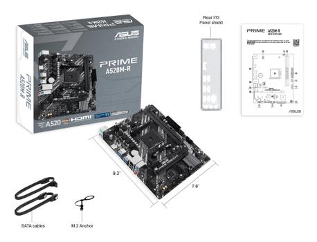 ASUS PRIME A520M-R AM4 2xDDR4 microATX 4xSATA MB 1xHDMI 1xM.2 (90MB1H60-M0EAY0)