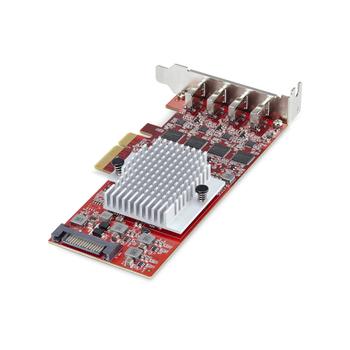 STARTECH 4-PORT USB TYPE-C PCIE CARD - USB-C 3.2 10GBPS PCI EXPRESS TAA ACCS (P10Q4C-USB-CARD-LP)