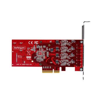 STARTECH 4-PORT USB TYPE-C PCIE CARD - USB-C 3.2 10GBPS PCI EXPRESS TAA CTLR (P10Q4C-USB-CARD)