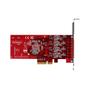 STARTECH 4-PORT USB TYPE-C PCIE CARD - USB-C 3.2 10GBPS PCI EXPRESS TAA CTLR (P10Q4C-USB-CARD)