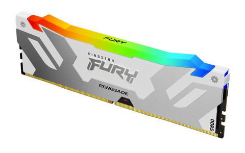 KINGSTON 24GB 8000MT/s DDR5 CL38 DIMM FURY Renegade RGB White (KF580C38RWA-24)