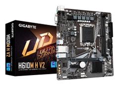 GIGABYTE H610M H V2 - 1.0 - bundkort - micro ATX - LGA1700 sokkel - H610 Chipset - USB 3.2 Gen 1 - Gigabit LAN - onboard grafik (CPU påkrævet) - HD Audio (8-kanaler)