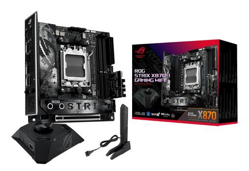 ASUS ROG STRIX X870-I GAMING WIFI, mITX, AM5, DDR5, 2x USB4, 2.5GbE LAN, Wi-Fi 7 320MHz (802.11be) (90MB1IW0-M0EAY0)