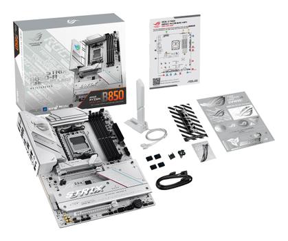 ASUS ROG STRIX B850-A GAMING WIFI Hovedkort AM5, ATX, B850, DDR5, 1x PCIe 5.0, 4x M.2 (90MB1J50-M0EAY0)