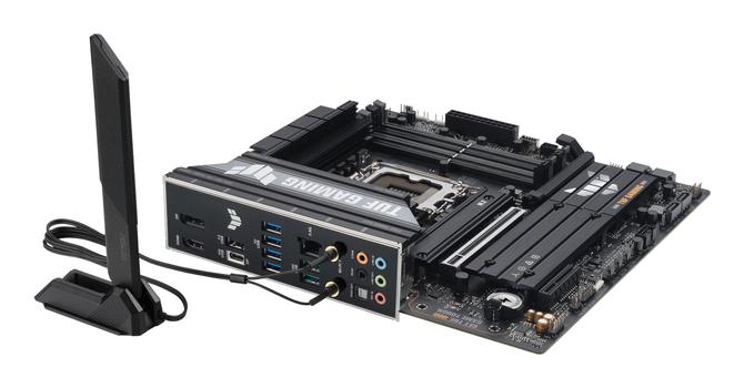 ASUS TUF GAMING B860M-PLUS WIFI Moderkort LGA 1851, micro-ATX,  B860, DDR5, 1x PCIe 5.0, 3x M.2 (90MB1JV0-M0EAY0)