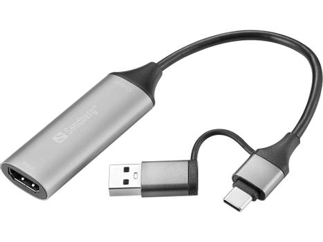 SANDBERG HDMI Capture Link to USB-C/A (136-70)
