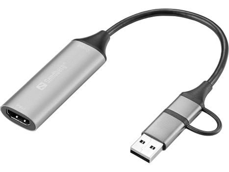 SANDBERG HDMI Capture Link to USB-C/A (136-70)