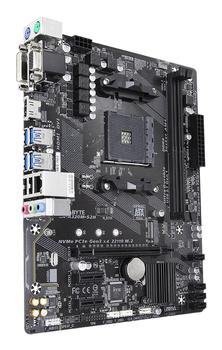 GIGABYTE GA-A320M-S2H AM4 A320 MATX SND+LN+U3.1 SATA 6GB/S DDR4      IN CPNT (GA-A320M-S2H)