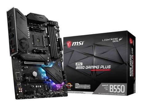 MSI MPG B550 GAMING PLUS - hovedkort - ATX - Socket AM4 - AMD B550 (MPG B550 GAMING PLUS)