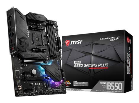 MSI MPG B550 GAMING PLUS AM4 DDR4 2xM.2 6xSATA HDMI DP ATX M (MPG B550 GAMING PLUS)