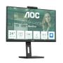 AOC C Pro-line 24P3CW - LED monitor - 24" (23.8" viewable) - 1920 x 1080 Full HD (1080p) @ 75 Hz - IPS - 300 cd/m² - 1000:1 - 4 ms - HDMI, 2xDisplayPort,  USB-C - speakers - black (24P3CW)