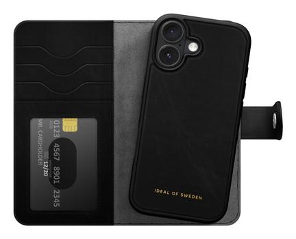 iDEAL OF SWEDEN MAGNET WALLET IPHONE 16 BLACK ACCS (IDMWP-I2461-01)