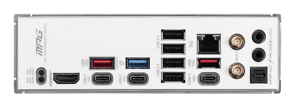 MSI MPG B850 EDGE TI WIFI Moderkort AM5, B850, DDR5, 1x PCIe 5.0, 4x M.2 (MPG B850 EDGE TI WIFI)