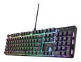TRUST GXT 871 Zora Mekanisk Gamingtastatur RGB, Huano Linear Switches (25681)