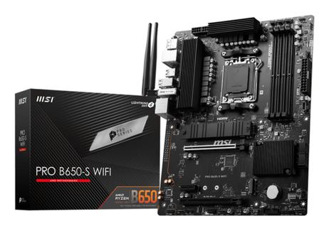MSI PRO B650-S WIFI - hovedkort - ATX - Socket AM5 - AMD B650 (PRO B650-S WIFI)