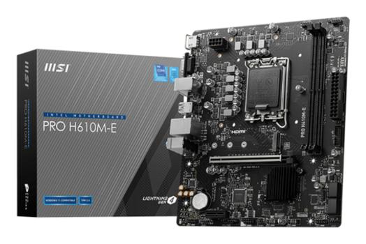 MSI Pro H610M-E Motherboard Intel (7D48-019R)