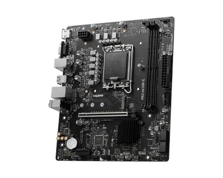 MSI PRO H610M-E Intel H610 LGA1700 2XDDR5 VGA HDMI Matx (PRO H610M-E)