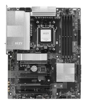 MSI PRO B850-P WIFI Hovedkort AM5, B850, DDR5, 1x PCIe 5.0, 3x M.2 (PRO B850-P WIFI)