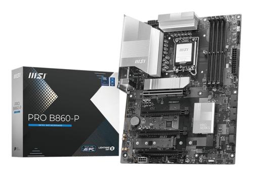 MSI PRO B860-P Moderkort LGA 1851, B860, DDR5, 1x PCIe 5.0, 3x M.2 (PRO B860-P)