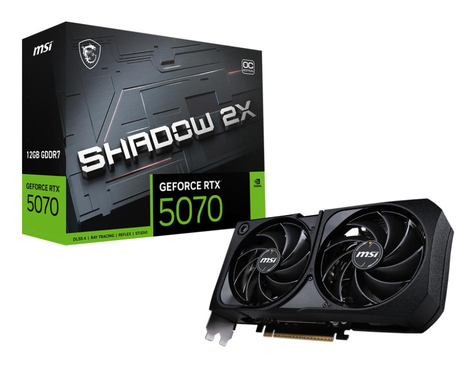 GeForce RTX 5070 - 12GB GDDR7 RAM - Grafikkort