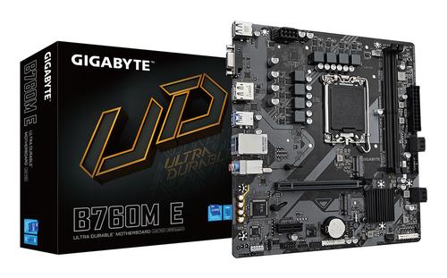 GIGABYTE Motherboard - Supports 14Th  (B760M E)