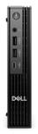 DELL l Pro Micro Plus QBM1250 - Micro Core Ultra 5 235 / up to 5 GHz - RAM 16 GB - SSD 512 GB - NVMe, TLC - Intel Graphics - Gigabit Ethernet, Bluetooth,  IEEE 802.11ax (Wi-Fi 6E) - Win 11 Pro - monitor: no (D6GXR)