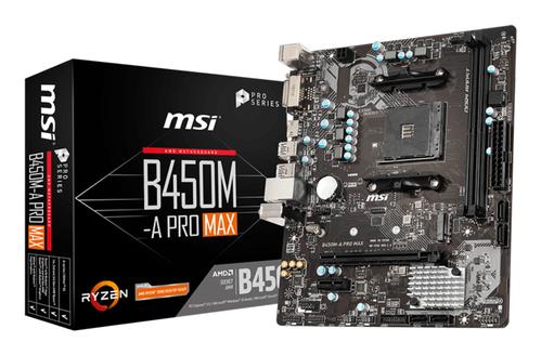 MSI B450M-A Pro Max Motherboard  (7C52-001R)
