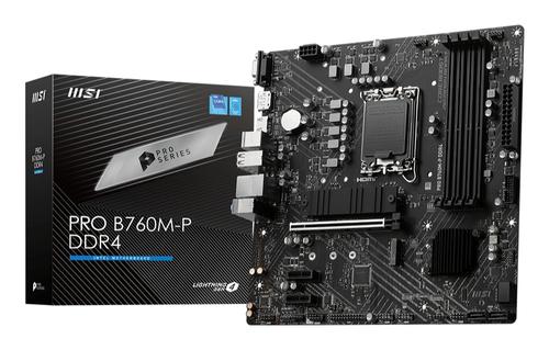 MSI Pro B760M-P Ddr4 Motherboard  (7E02-001R)