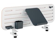 LEITZ Ergo Organiseringstavle Pegboard med laptopholder, 80x25 cm Laptopholderen for bærbar PC/Mac (opptil 15"), frigjøre plass på skrivebordet